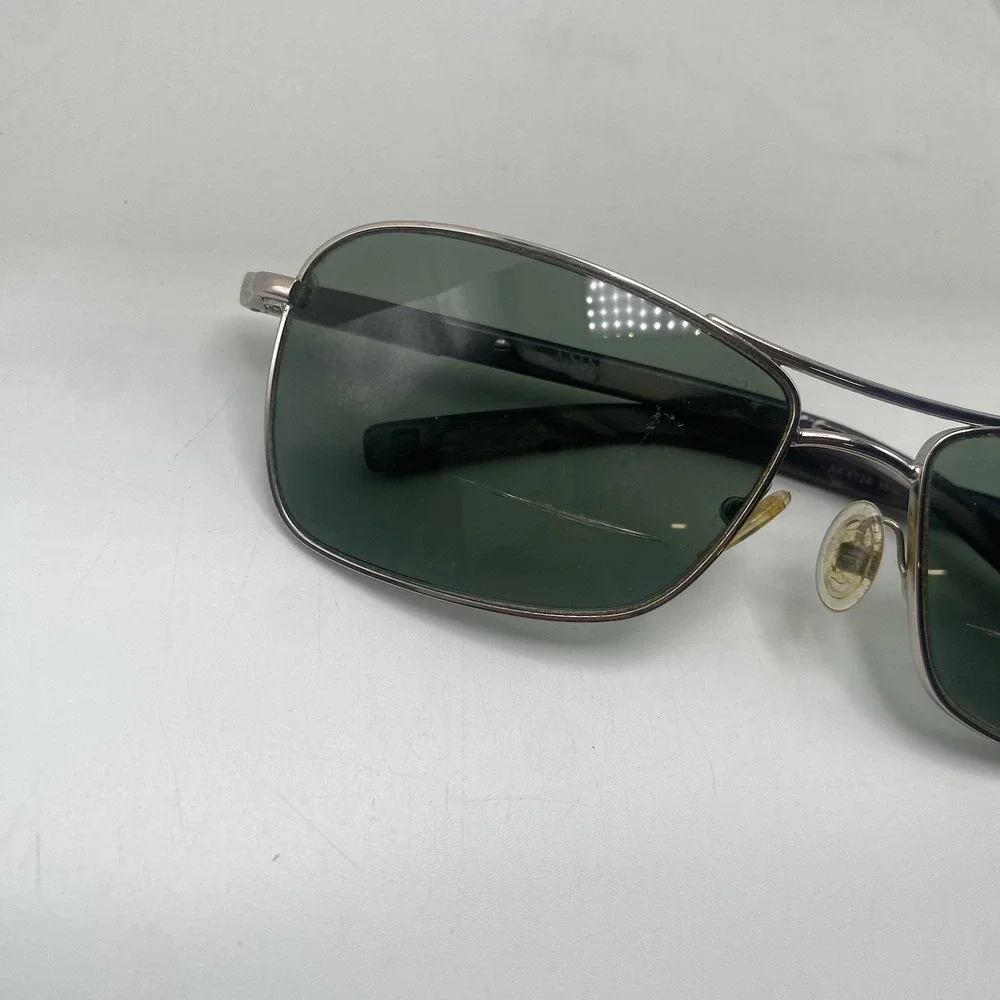 Anne Klein Sunglasses Women FRAME ONLY AK4124 58-16-130 Silver Brown 691 - Picture 7 of 16